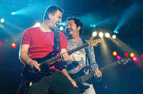 Christian Tolle en Steve Lukather