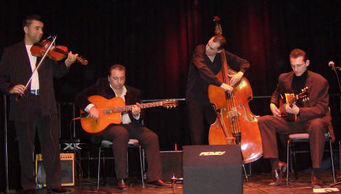 In het theater